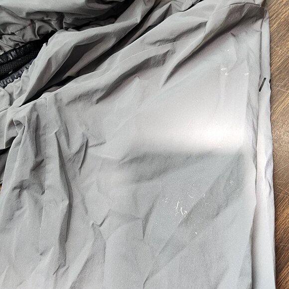 Womens Victoria Secret Pink Anorak Jacket Mesh Lined Silver Reflective 002 M/L - Picture 9 of 15